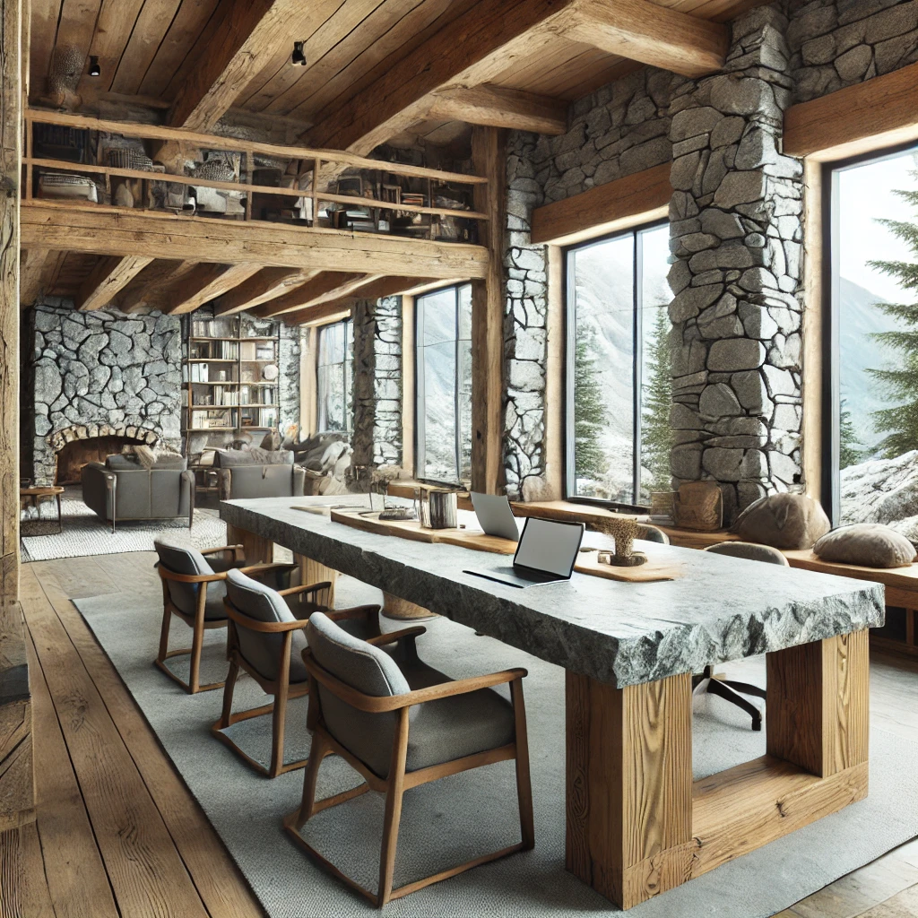 Mountain-Inspired Workspace