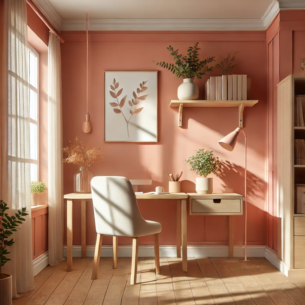 Muted Coral or Peach: For a Soft, Inviting Glow