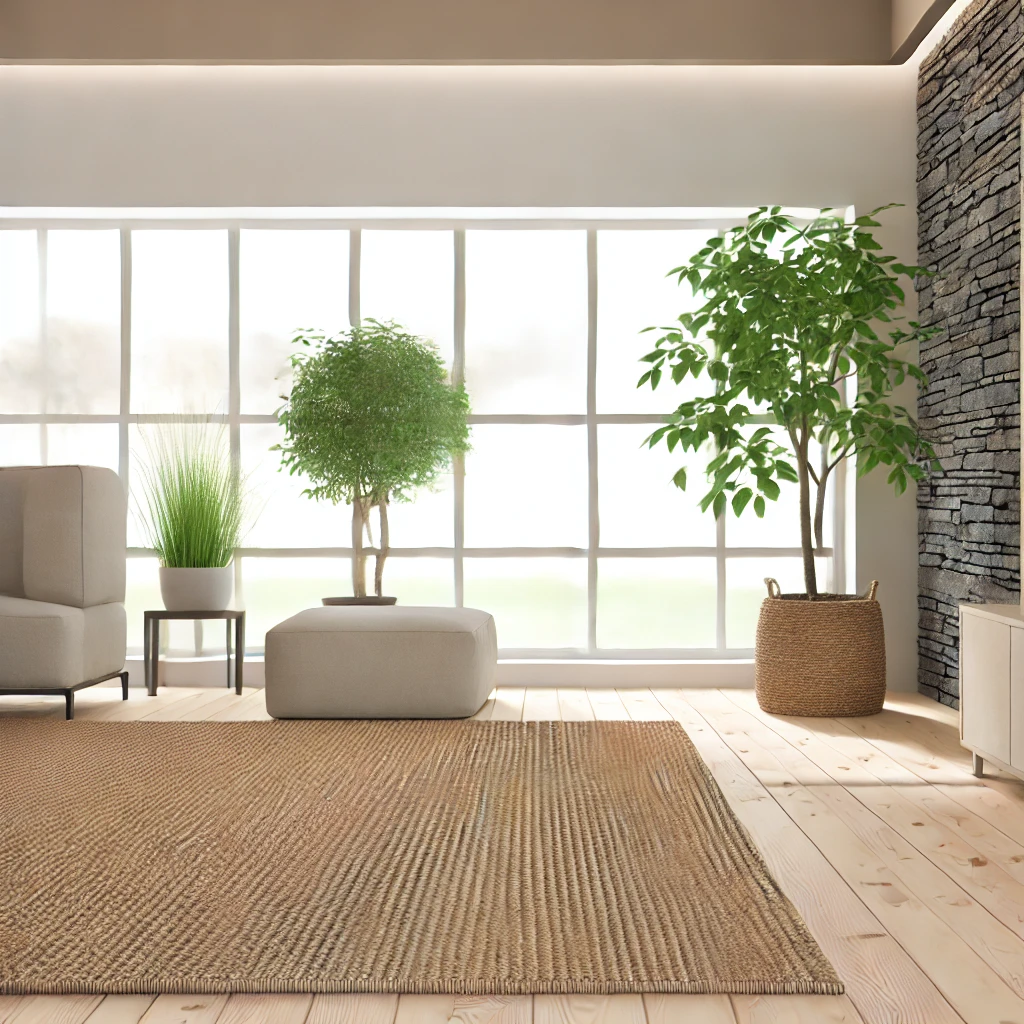 Natural Rugs Made from Jute or Wool