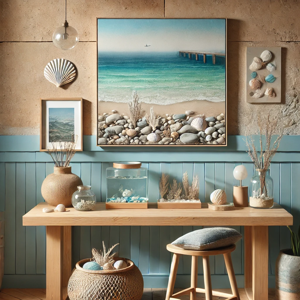 Ocean-Themed Workspace