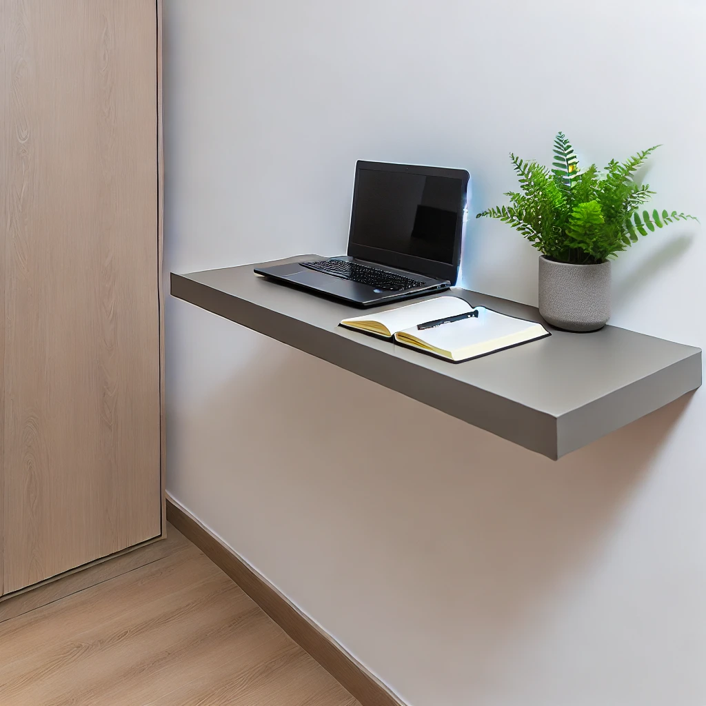 Opt for a Wall-Mounted Desk (2)