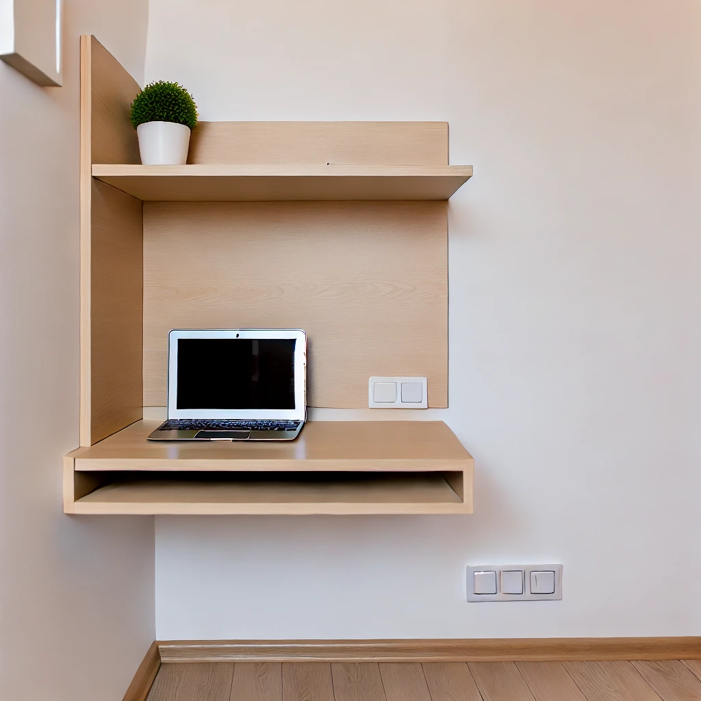 Opt for a Wall-Mounted Desk