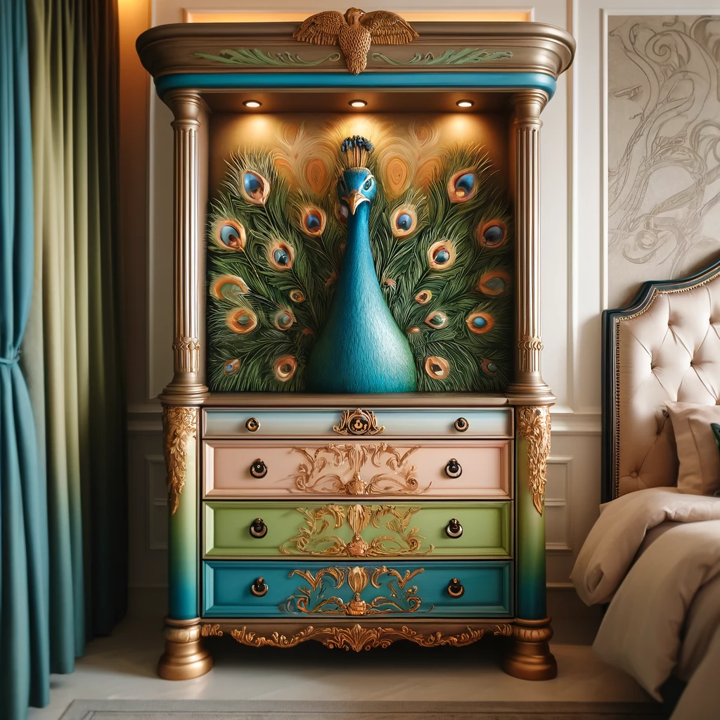 Peacock Dresser