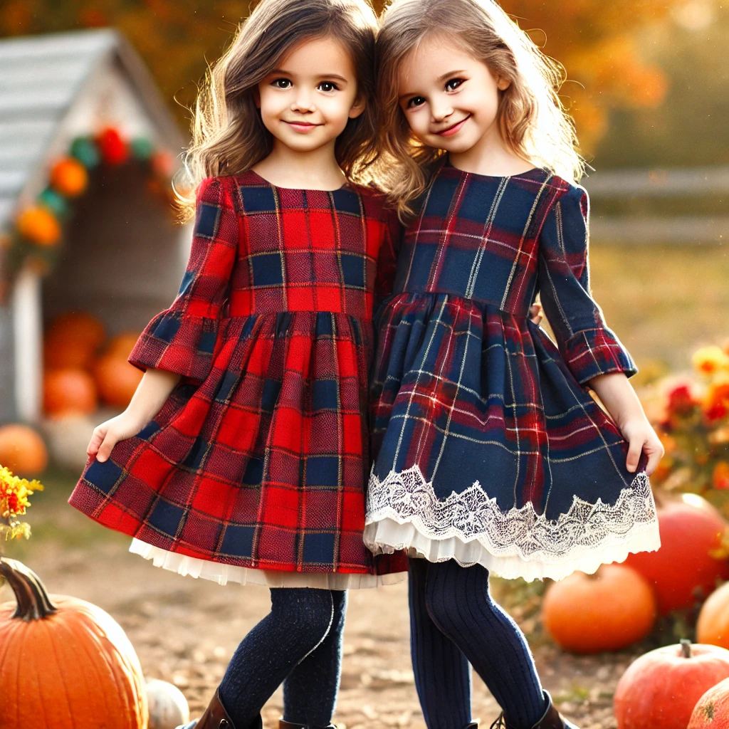 Plaid Dresses for the Little Ones