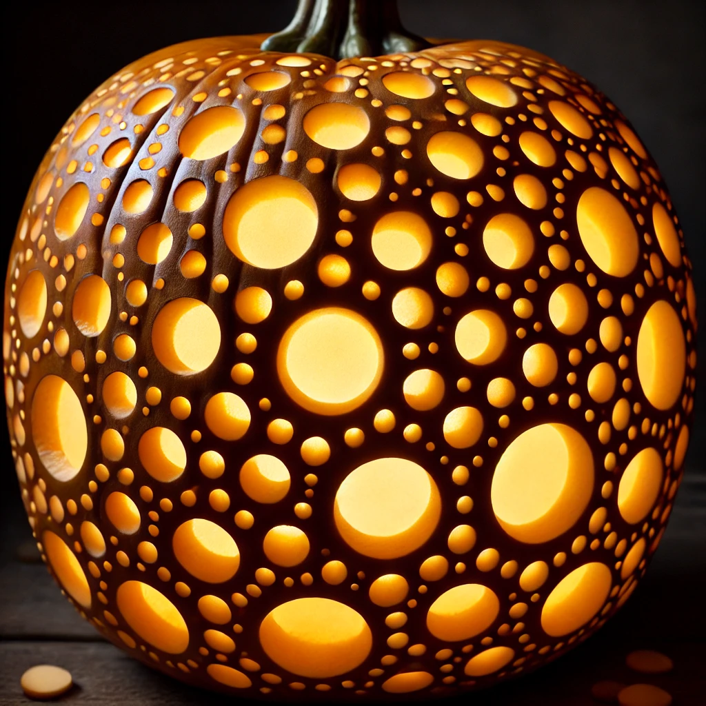 Polka Dot Pumpkin