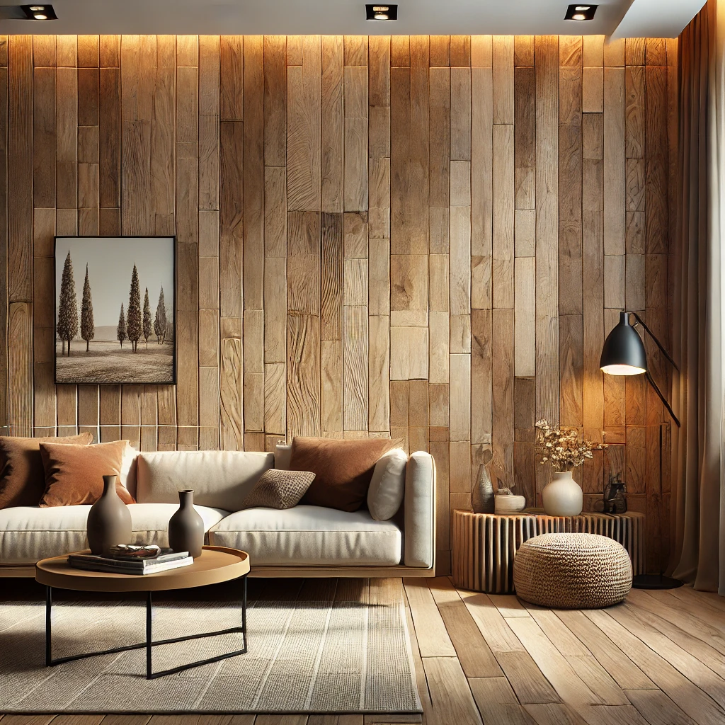 Porcelain Wood-Look Tiles for a Warm, Cozy Atmosphere