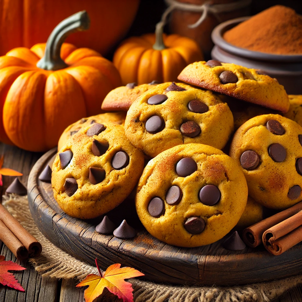 Pumpkin Chocolate Chip Cookies