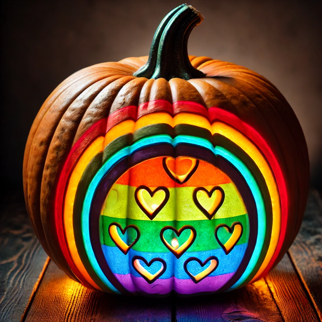 Rainbow Pumpkin