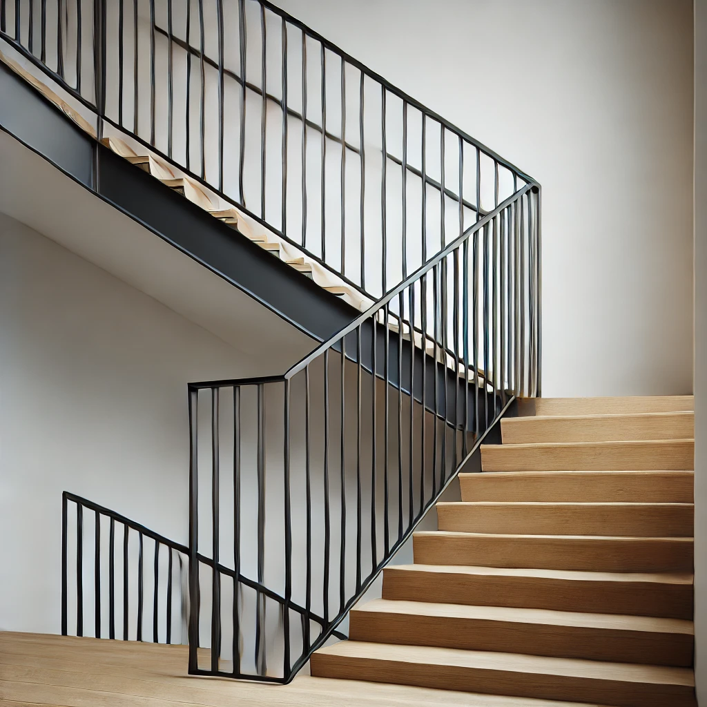 Rope or Metal Railing for a Modern Look