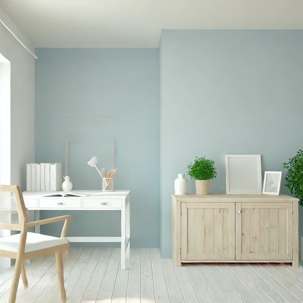 Serene Soft Blue: For a Calm, Focused Space