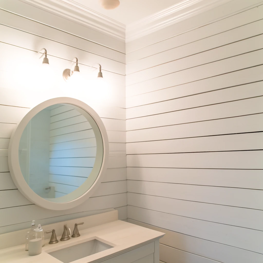 Shiplap Walls for a Nautical Feel.