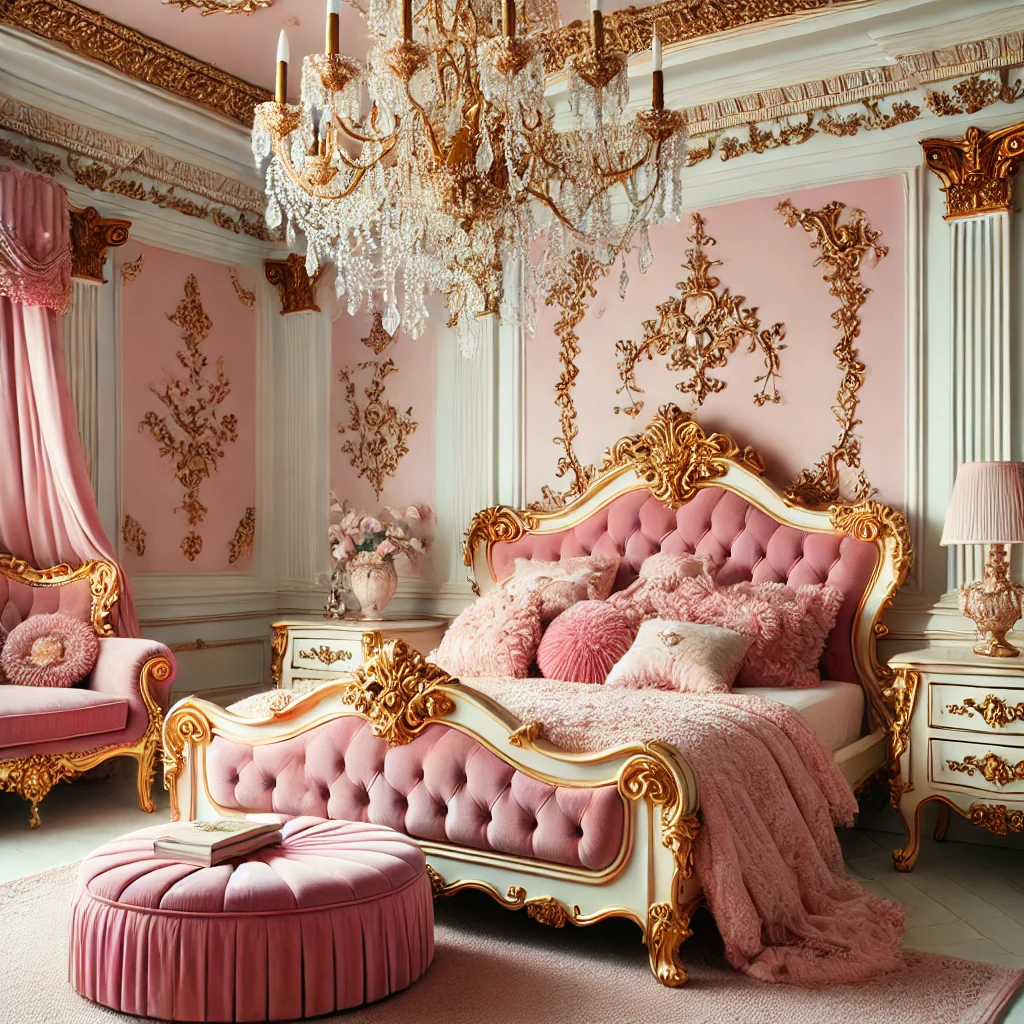 Soft Pink and Gold Romantic and Feminine