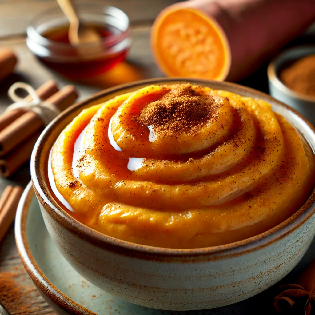 Spiced Sweet Potato Pudding