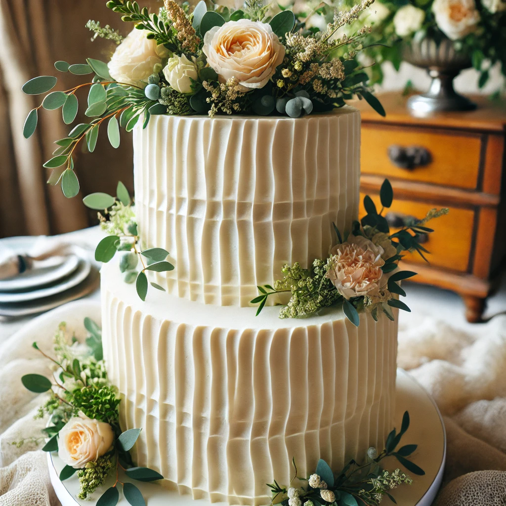 Textured Buttercream Cake