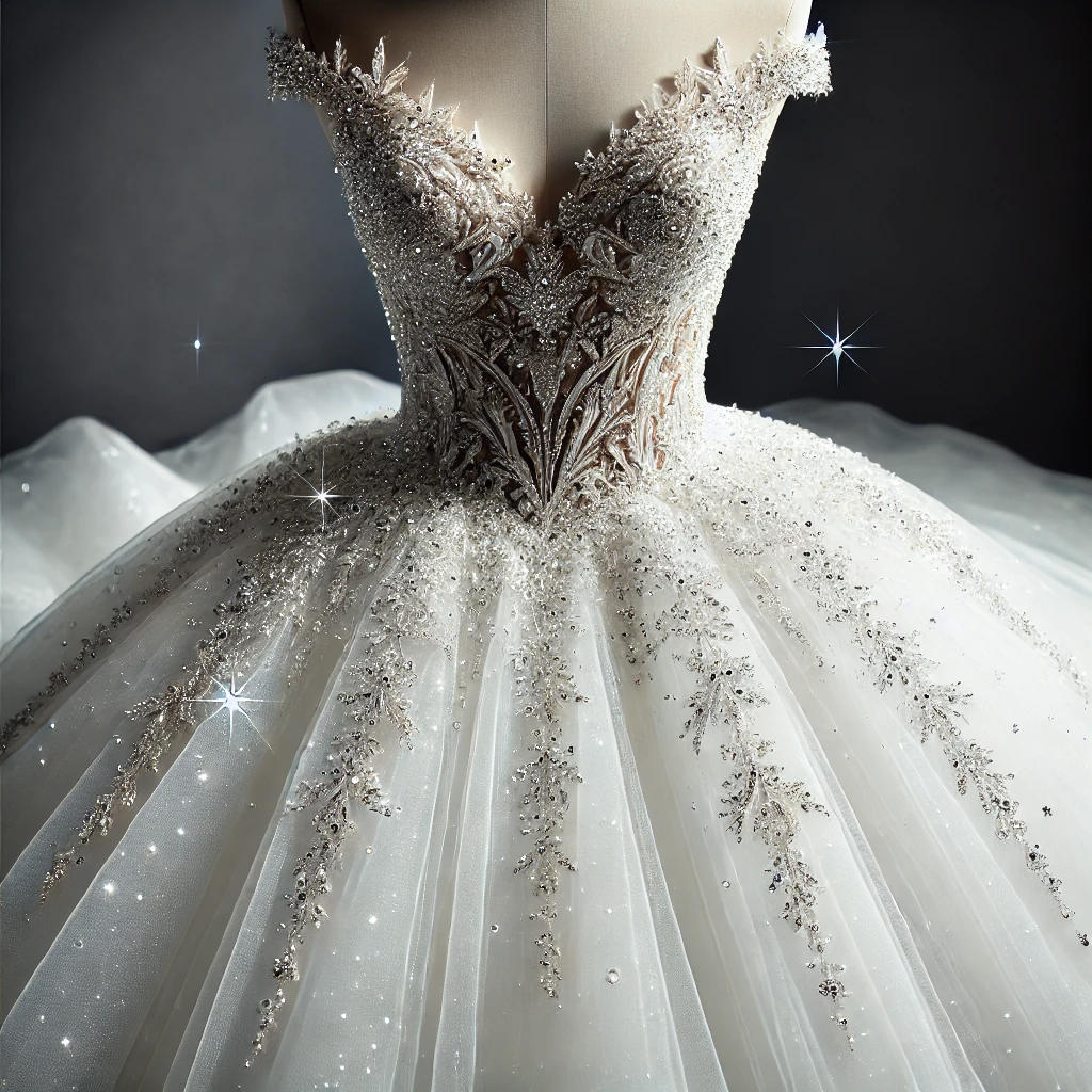 The Classic Princess Gown with Crystal Bodice