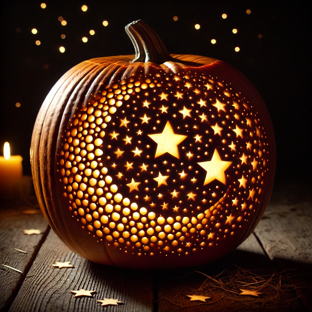 The Starry Night Pumpkin