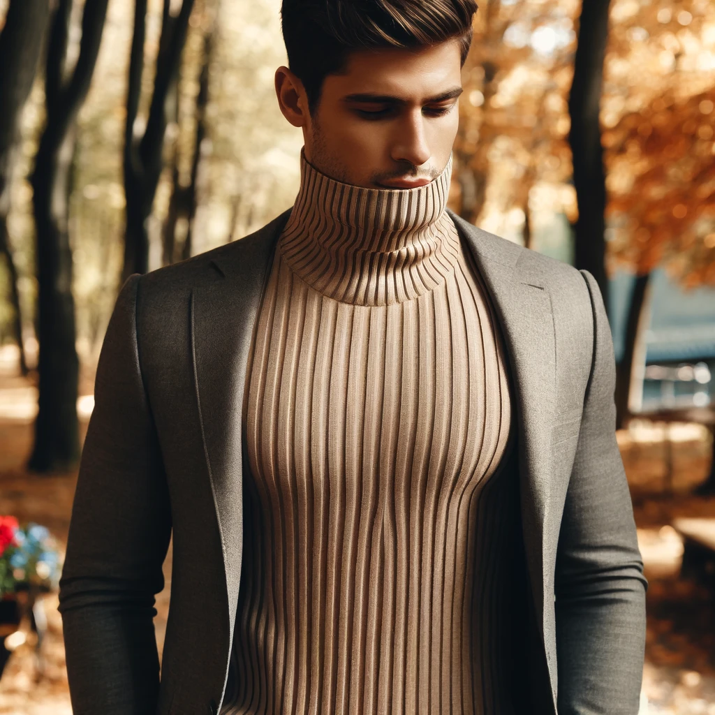 Turtlenecks.