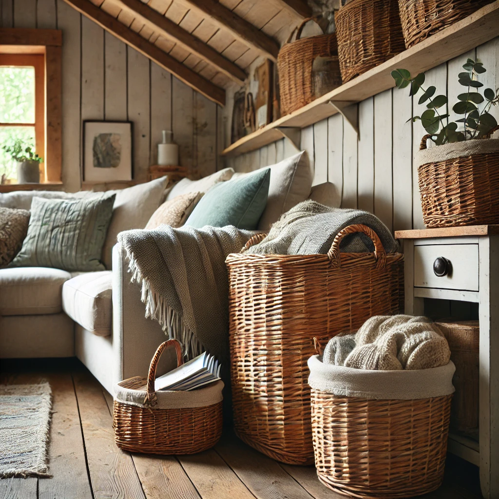 Use Baskets for Storage