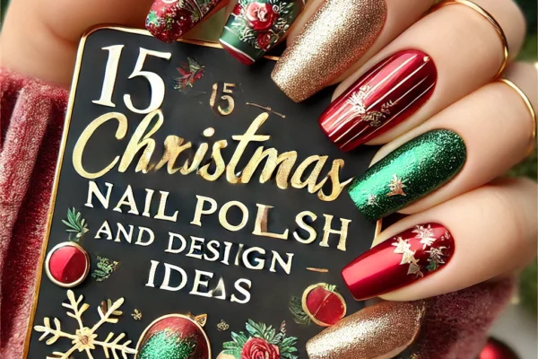 15 Christmas Nail Polish and Design Ideas