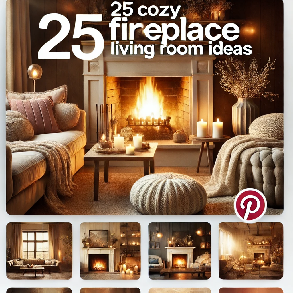 25 Cozy Fireplace Living Room Ideas