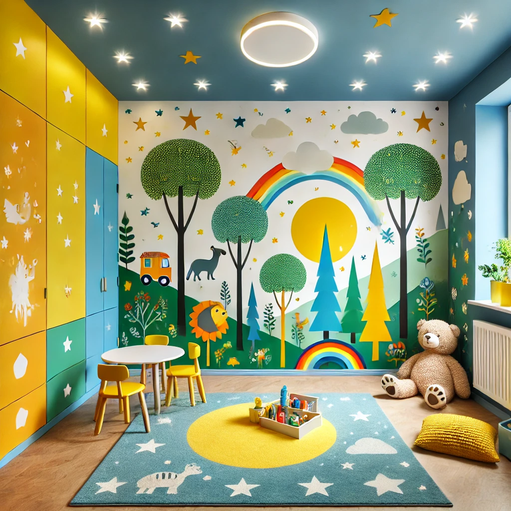 Colorful Walls and Fun Murals