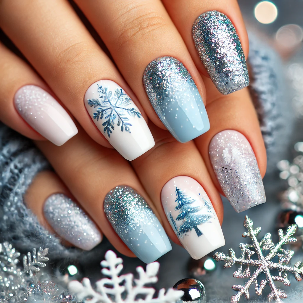 Icy Glitter Ombre.