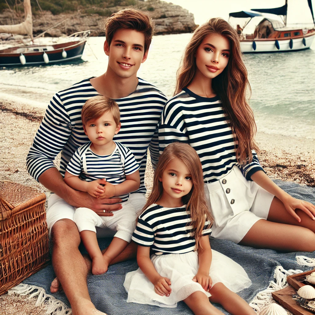 Nautical Navy and White Stripes