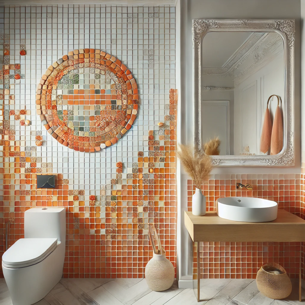 Orange Mosaic Accents