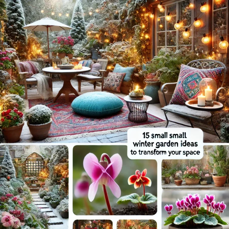 15 Small Winter Garden Ideas to Transform Your Space