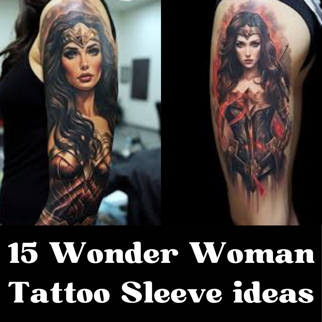 15 Wonder Woman Tattoo Sleeve ideas