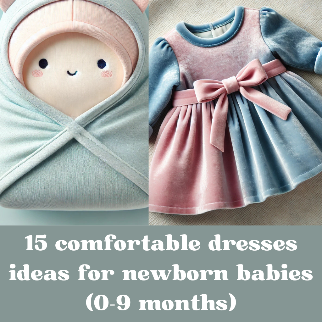 15 comfortable dresses ideas for newborn babies (0-9 months)