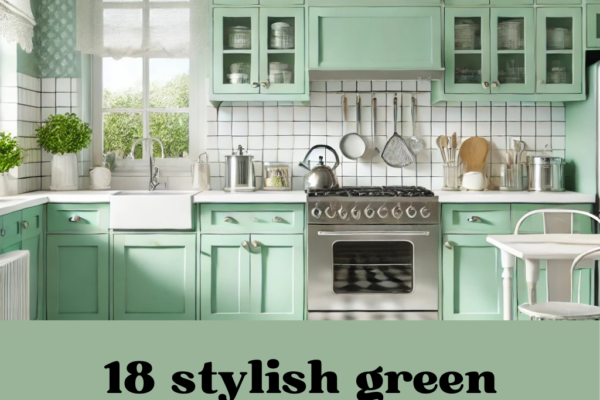 18 stylish green kitchen cabinets ideas