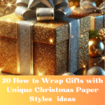 20 How to Wrap Gifts with Unique Christmas Paper Styles ideas