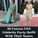 20 famous USA celebrity party outfit with their names