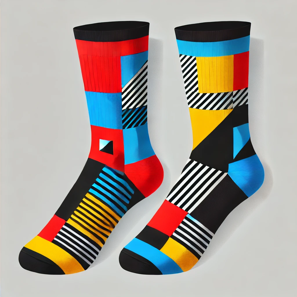 Bold Color Block Socks