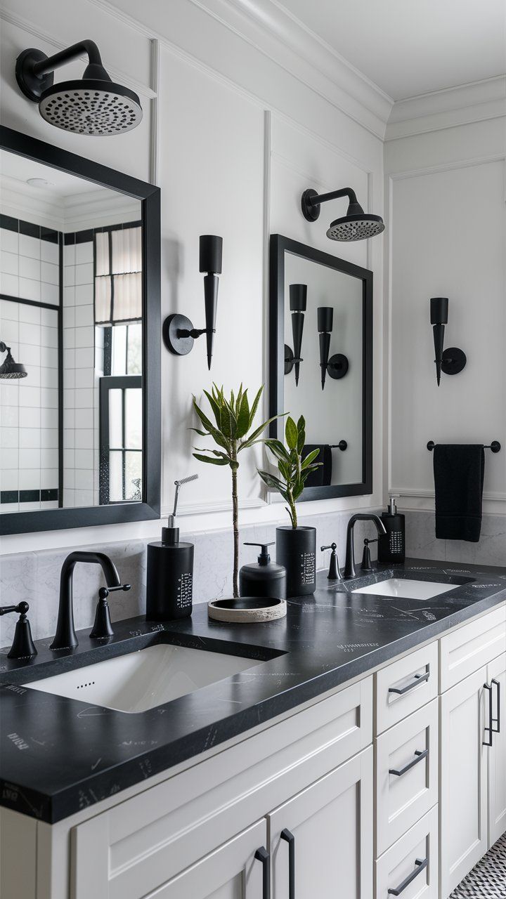 Go Bold with Black Countertops