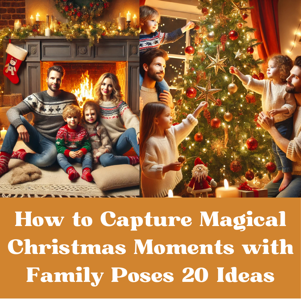 How to Capture Magical Christmas Moments with Family Poses 20 Ideas