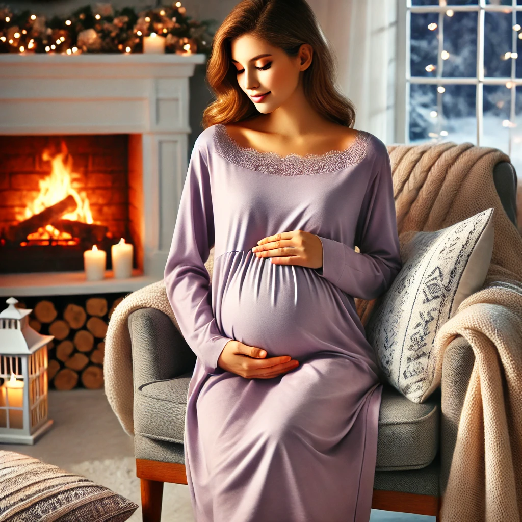 Maternity Nightgown Comfortable and Supportive