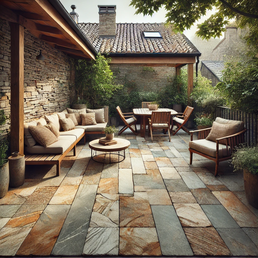 Natural Stone Tiles for a Rustic Look