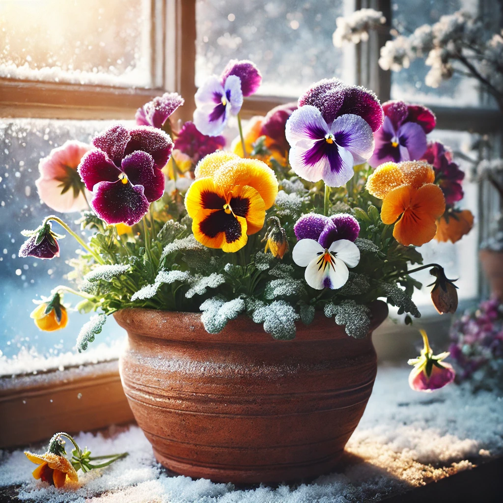 Pansies The Winter Cheerleader