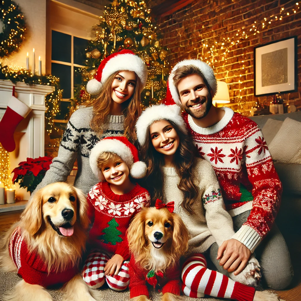 Pet-Friendly Christmas Poses