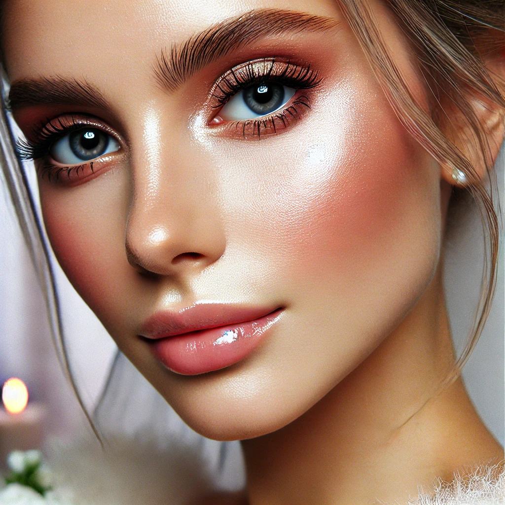 Radiant Dewy Skin for a Glowing Bride