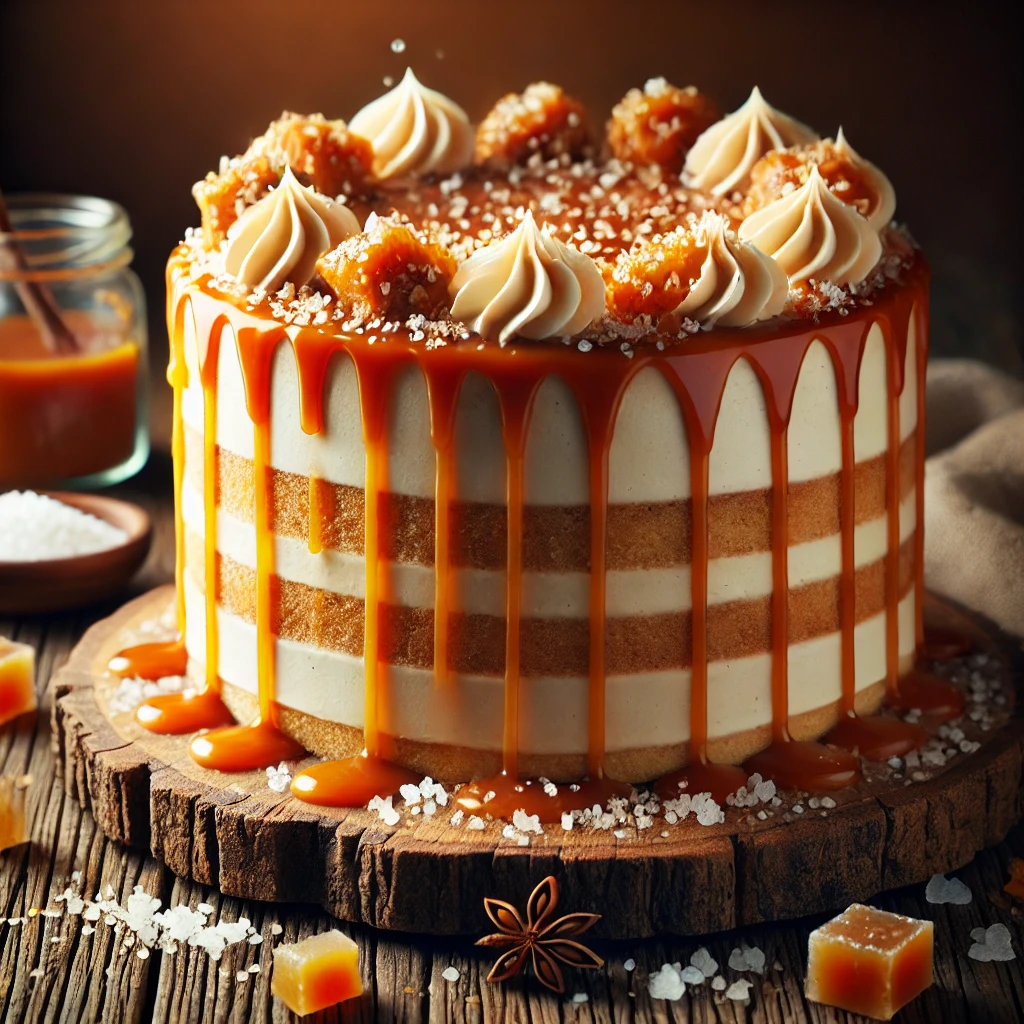 Salted Caramel Layer Cake