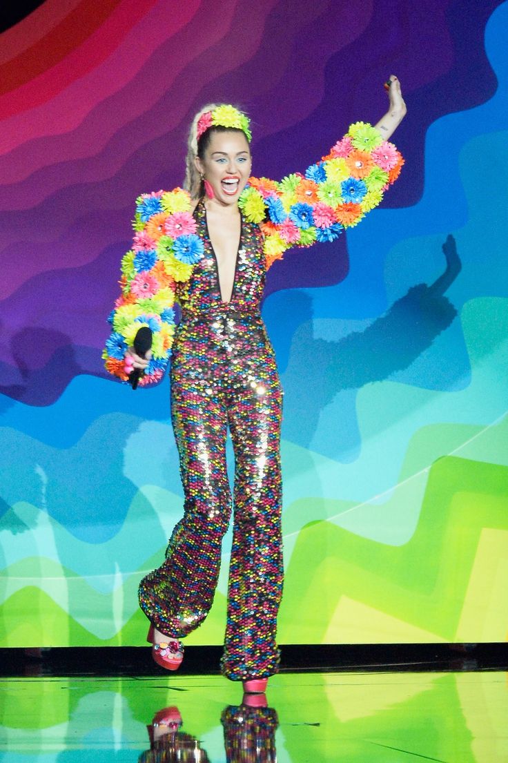 The Silver Spandex Jumpsuit at the 2015 VMAs