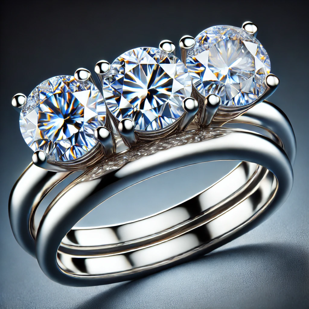 Three-Stone Diamond Ring A Symbol of the Past, Present, and Future