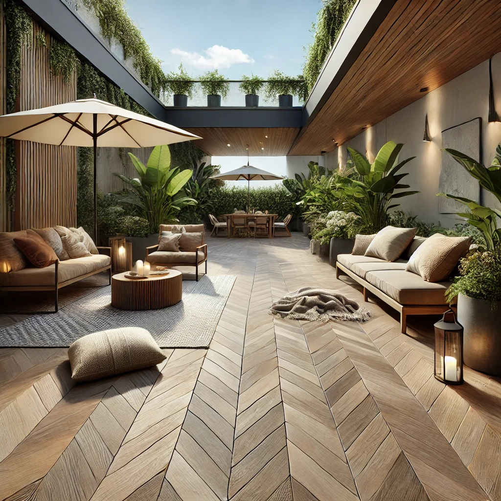 Wood-Look Porcelain Tiles for a Cozy, Nature-Inspired Vibe