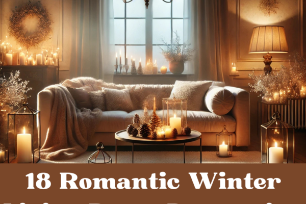 18 Romantic Winter Living Room Decoration Ideas