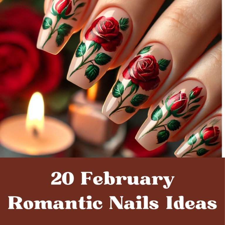 20 February Romantic Nails Ideas