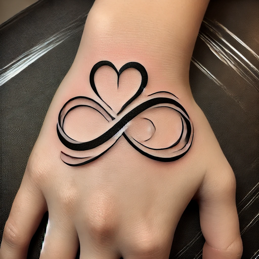 Infinity Symbol with Heart