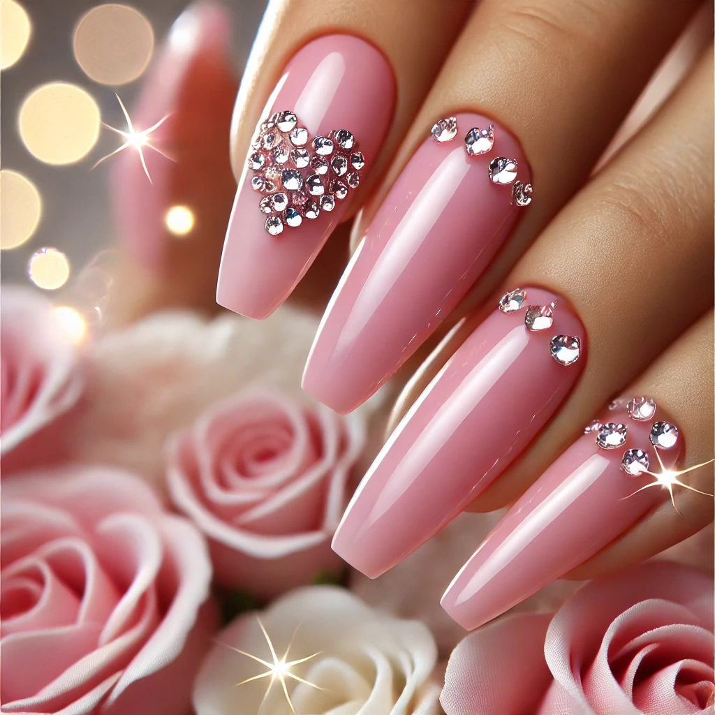 Rhinestone Heart Accents